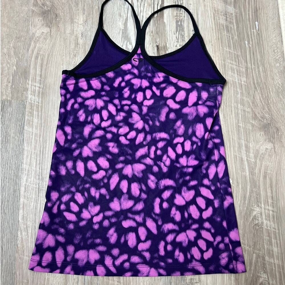 C9 by Champion Athletic Tank Top Purple Pink Print Workout Top Size S - Picture 2 of 9